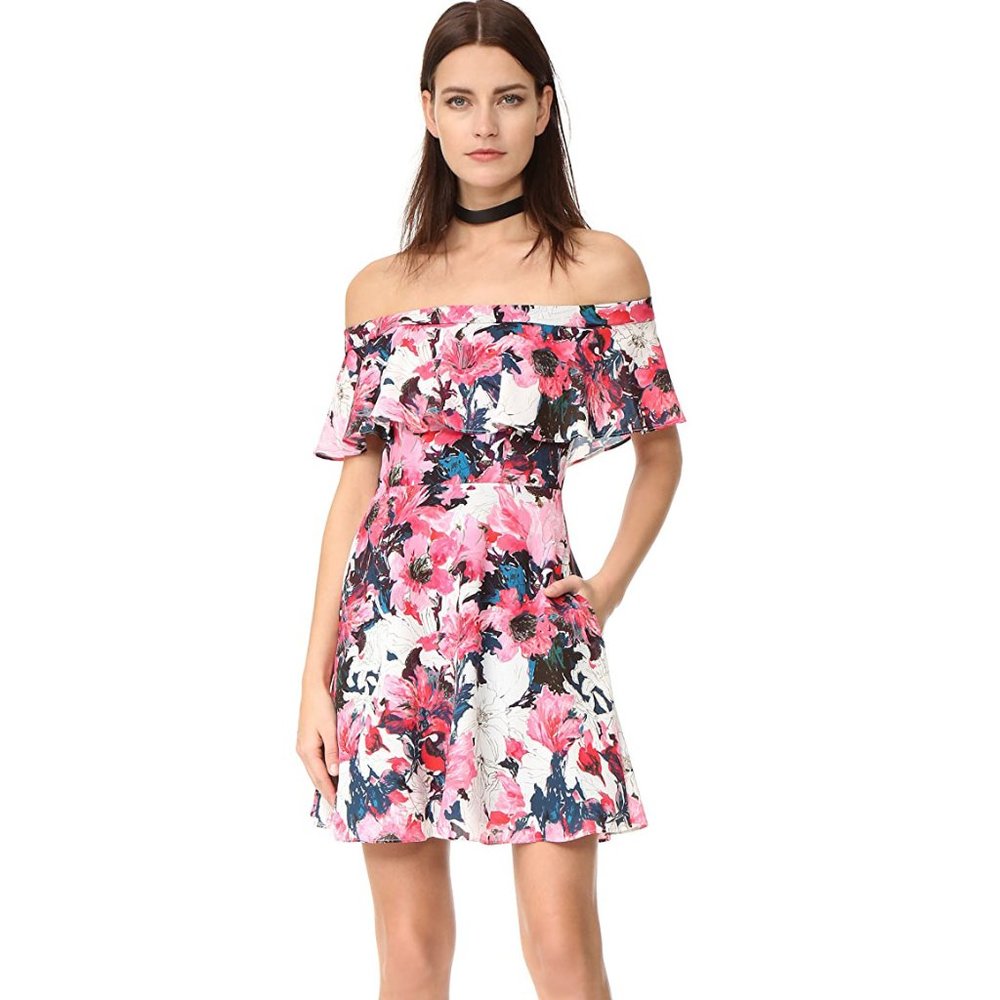 Black Halo Penelope Mini Dress
